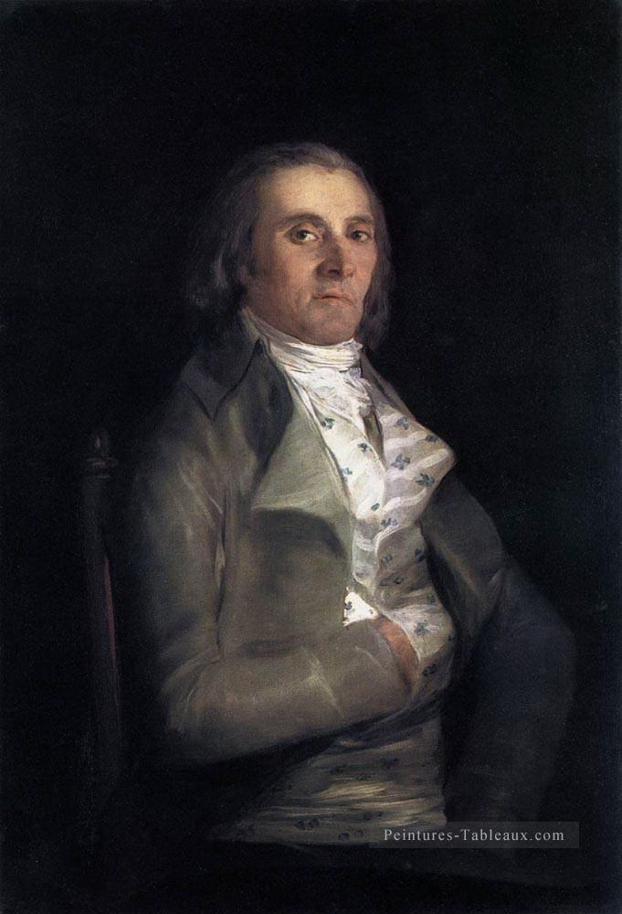Portrait de Andres del Peral Romantique moderne Francisco Goya Peintures à l'huile